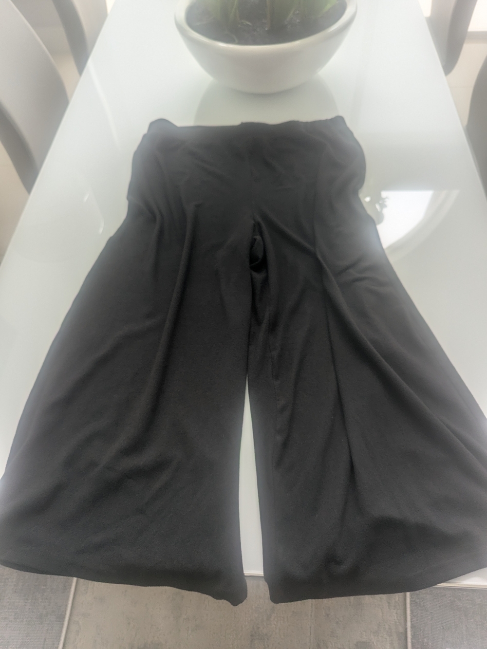 Black Wide-Leg Pants Set – Size 3X